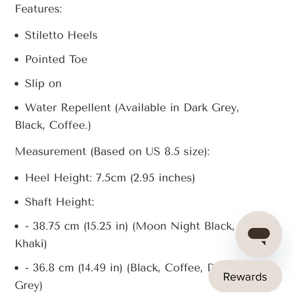 Cosy Island Black Knee-High Boots | Kitten Heel | Waterproof - Picture 5 of 9